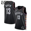 Dres Brooklyn Nets Tyrese Martin Nike 2025-26 City Edition Crno Swingman - Dječji